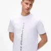 T-shirt med lodret logo