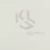 T-shirt med monogram og nitter