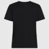 T-shirt med nitter og signatur