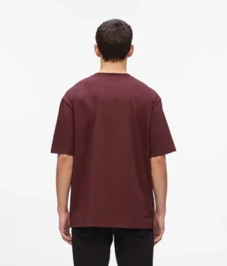 T-shirt med pailletmonogram