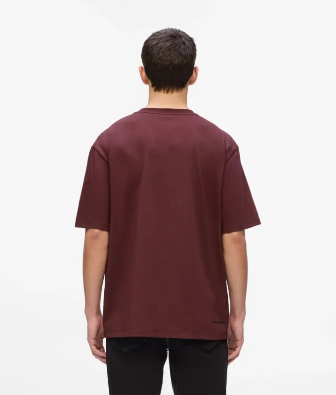 T-shirt med pailletmonogram