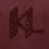 T-shirt med pailletmonogram