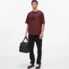 T-shirt med pailletmonogram