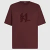 T-shirt med pailletmonogram