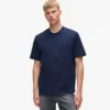 T-shirt med præget monogram