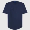 T-shirt med præget monogram