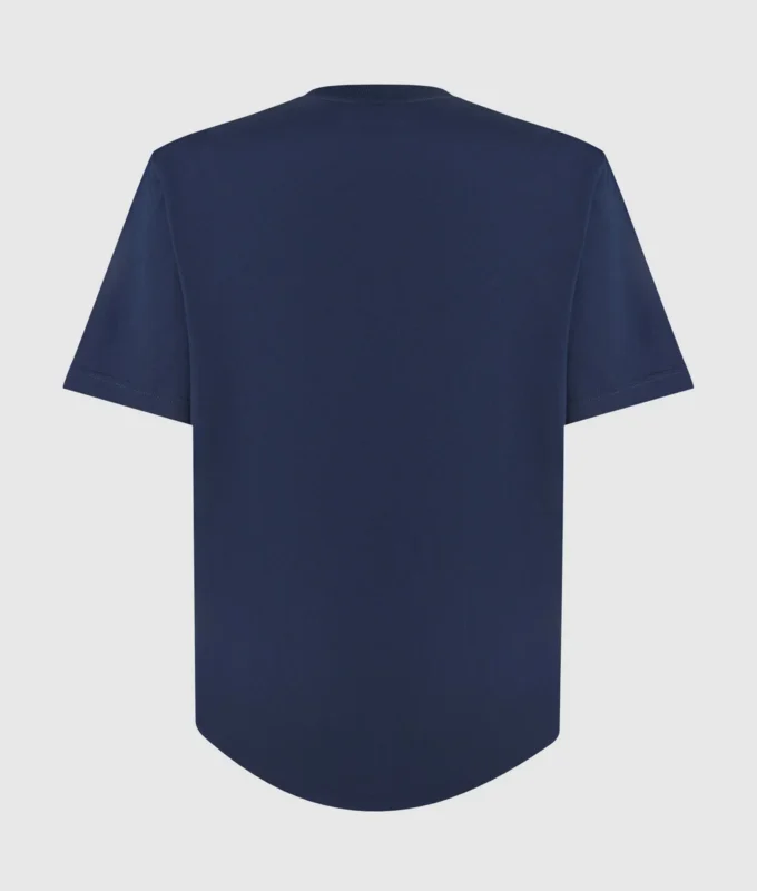 T-shirt med præget monogram