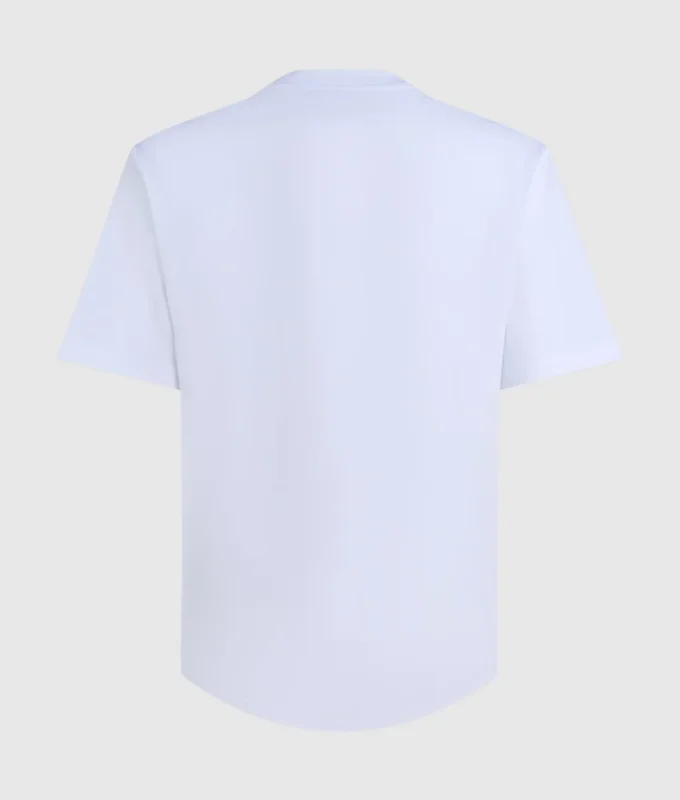 T-shirt med præget monogram