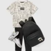 T-shirt med print overalt til drenge