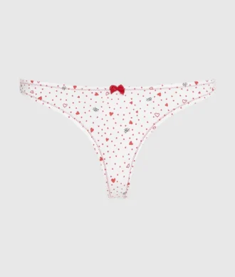 Tanga med hjerteprint