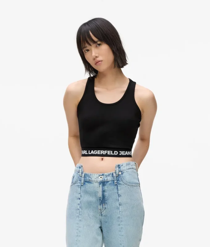 Tanktop med logobånd