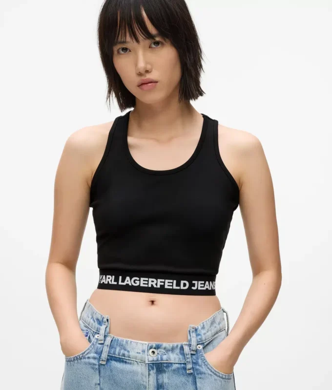 Tanktop med logobånd