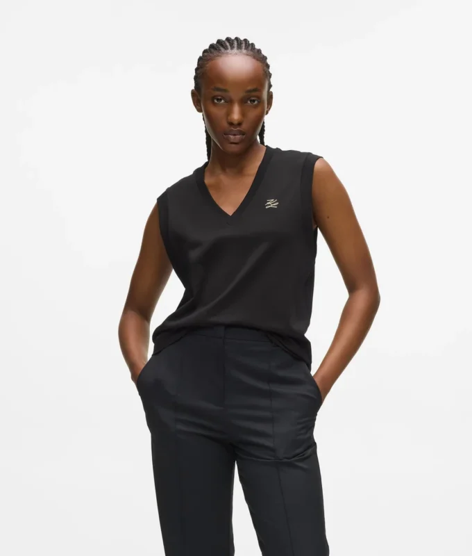 Tanktop med V-hals