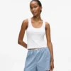 Tanktop og shorts pyjamasæt