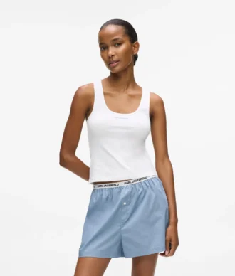 Tanktop og shorts pyjamasæt