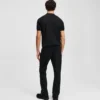 TAPERED JEANS MED LYNLÅS