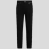 TAPERED JEANS MED LYNLÅS