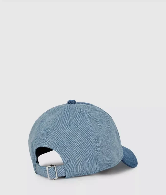 To-farvet lys denimkasket