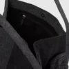 Tofarvet denim-shopper