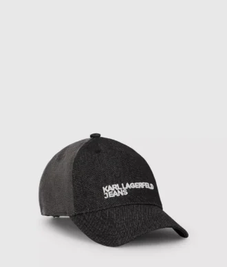 Tofarvet mørk denimkasket