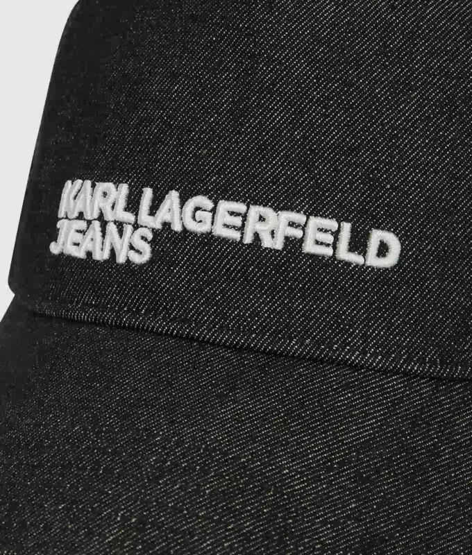 Tofarvet mørk denimkasket