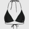 Triangel-bikinitop med bølget kant