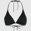 Triangel-bikinitop med bølget kant