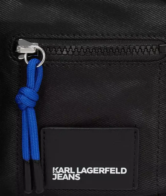 UTILITY COATED DENIM CAMERA BAG