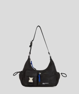 UTILITY COATED DENIM SKULDERTASKE
