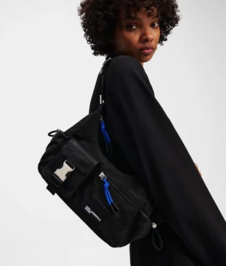 UTILITY COATED DENIM SKULDERTASKE