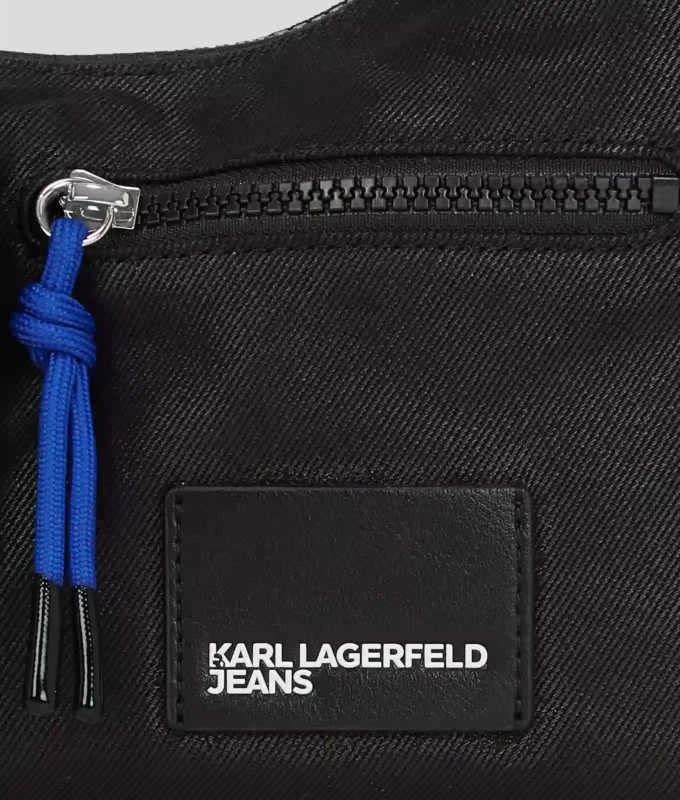 UTILITY COATED DENIM SKULDERTASKE