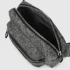 Vasket denim bæltetaske