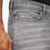 Vasket jeans med lige ben
