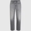 Vasket jeans med lige ben