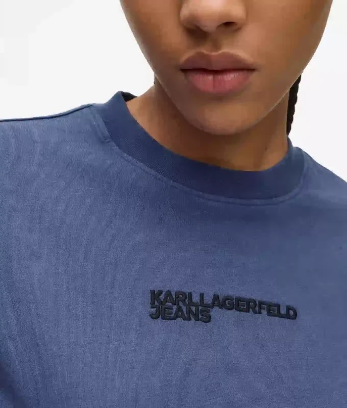 Vasket logo-T-shirt