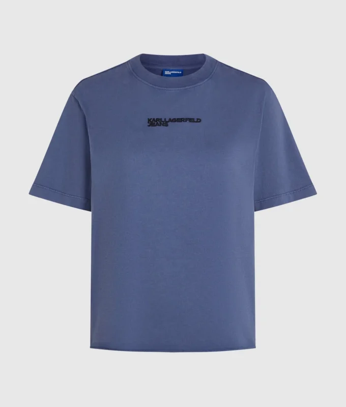 Vasket logo-T-shirt