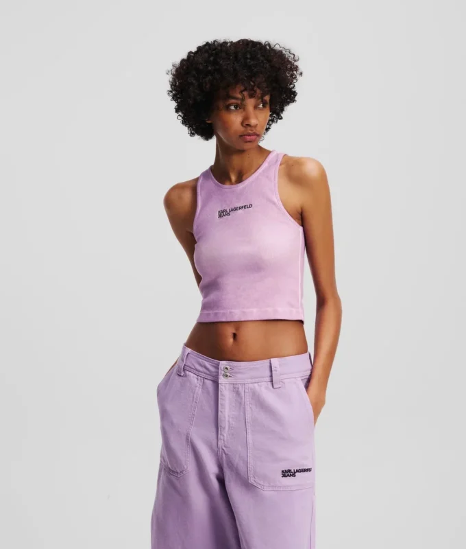 VASKET RIBBET TANKTOP