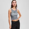 VASKET RIBBET TANKTOP