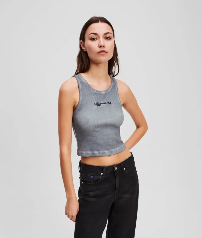 VASKET RIBBET TANKTOP