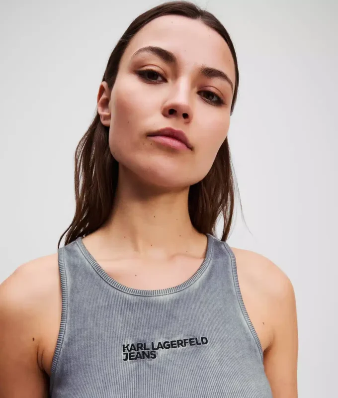 VASKET RIBBET TANKTOP