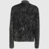 Vasket sweater med lynlås