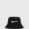 Vendbar denim-bucket hat
