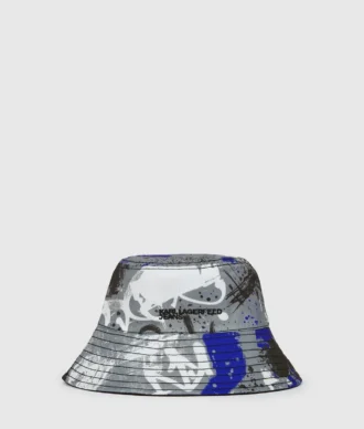 Vendbar graffiti-bucket hat