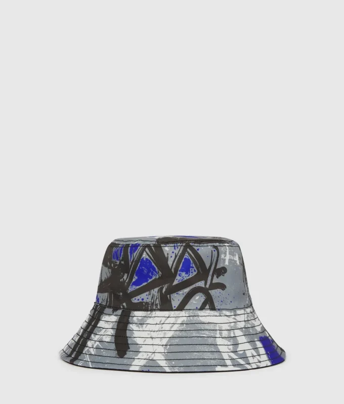 Vendbar graffiti-bucket hat