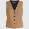 Vest i uldblanding