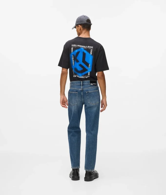 Vintagevaskede jeans med lige ben