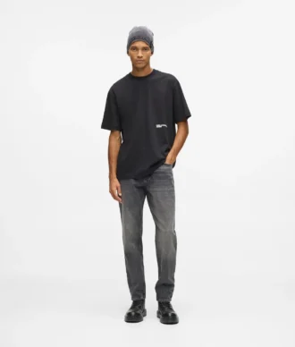 Vintagevaskede tapered jeans