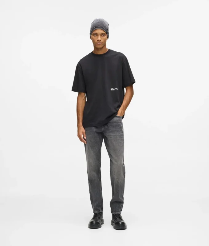 Vintagevaskede tapered jeans