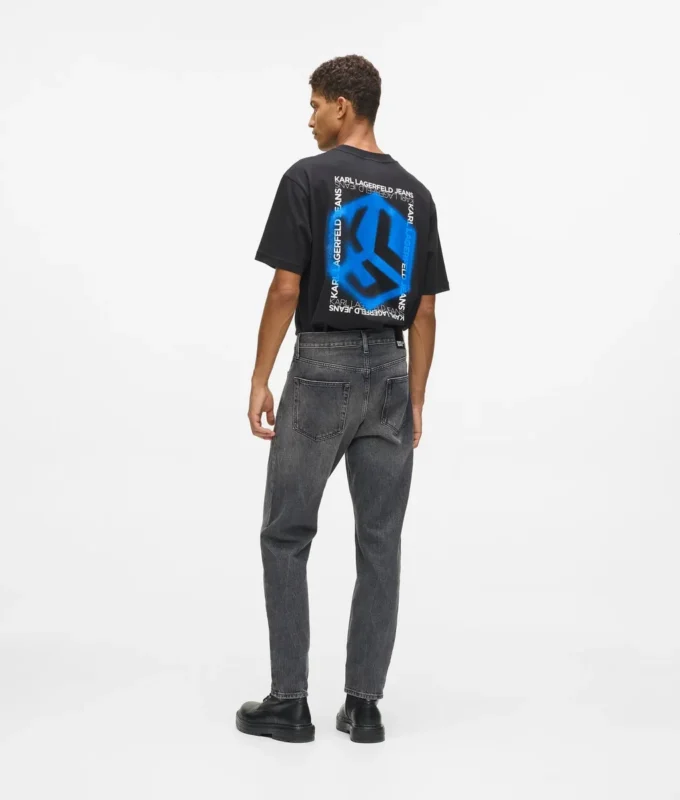 Vintagevaskede tapered jeans