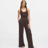 Waffle loungewear-bukser